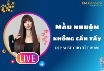 Khám phá TOP bảng màu tóc nhuộm không cần tẩy đẹp nhất cho Tết 2026