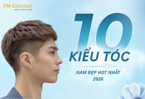 Top 10 kiểu tóc nam đẹp, dẫn đầu xu hướng 2026 được tìm kiếm nhiều nhất hiện nay