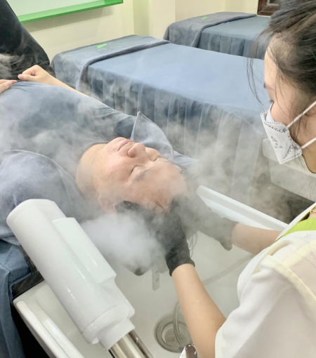 Detox trị liệu da đầu nam