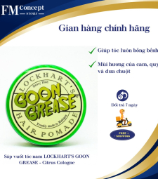 Sáp vuốt tóc nam LOCKHART'S GOON GREASE - Citrus Cologne