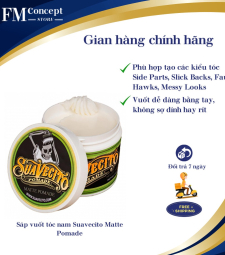Sáp vuốt tóc nam Suavecito Matte Pomade cao cấp chính hãng
