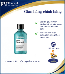 Dầu gội trị gàu L’Oréal Scalp Advanced Anti-Pelliculaire Dandruff 