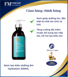 Kem tạo kiểu dưỡng ẩm Hydration 500ML - Tạo kiểu dưỡng ẩm Hydrating Styling Cream dành cho mọi loại tóc