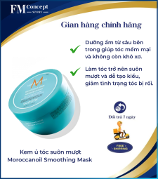 Kem ủ tóc suôn mượt Moroccanoil Smoothing Mask 500g