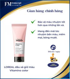 LOREAL dầu xả giữ màu Vitamino color 