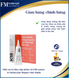 Mặt nạ trị liệu cấp phân tử K18 Leave-In Molecular Repair Hair Mask