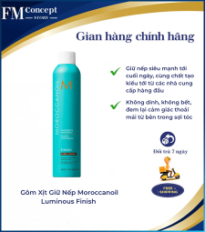 Gôm Xịt Giữ Nếp Moroccanoil Luminous Finish 