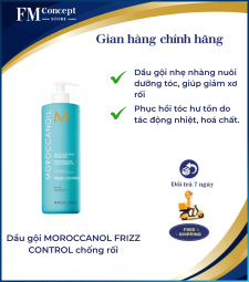 Dầu gội MOROCCANOL FRIZZ CONTROL chống rối - 500ml