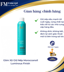 Gôm Xịt Giữ Nếp Moroccanoil Luminous Finish 