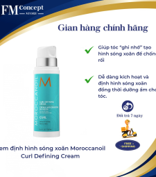 Kem định hình sóng xoăn Moroccanoil Curl Defining Cream 