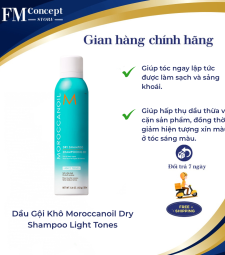 Dầu Gội Khô Moroccanoil Dry Shampoo Light Tones