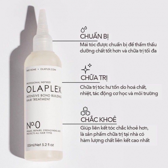 Kem Dưỡng Ẩm Olaplex No. 0 Intensive Bond Building Hair Treatment - 155ml - Kem dưỡng cho tóc hư tổn