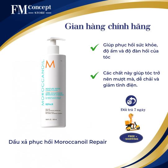 Dầu xả phục hồi Moroccanoil Repair