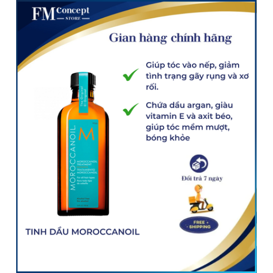 Tinh dầu dưỡng tóc Moroccanoil Treatment Original 100ml