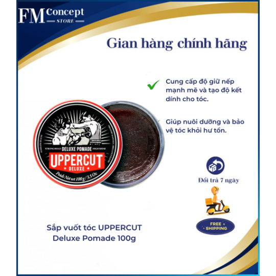 Sáp vuốt tóc UPPERCUT Deluxe Pomade 