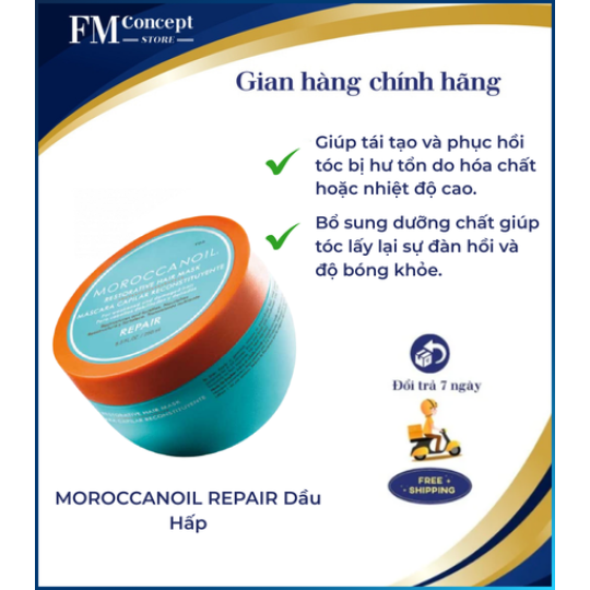 Mặt nạ phục hồi  Restorative Hair Mask dành cho tóc yếu và hư tổn 500g