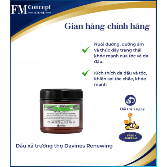 Dầu xả trường thọ Davines Renewing