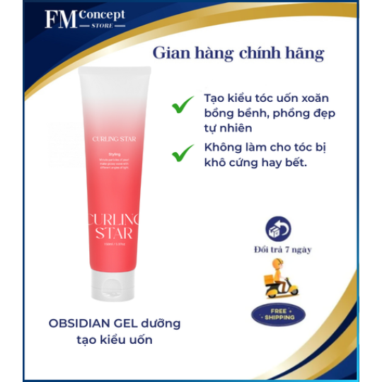 OBSIDIAN GEL dưỡng tạo kiểu uốn - 150g