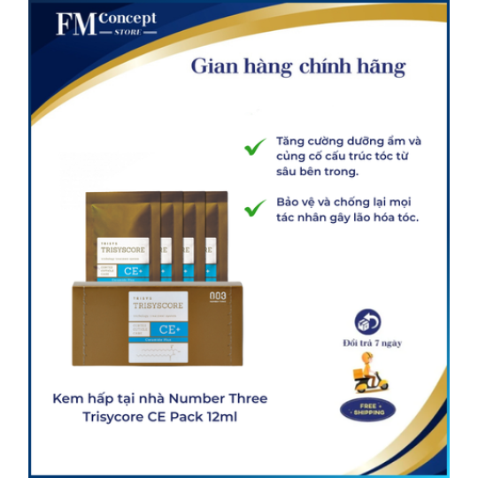 003 kem dưỡng tóc Trisyscore CE Plus 12gx4