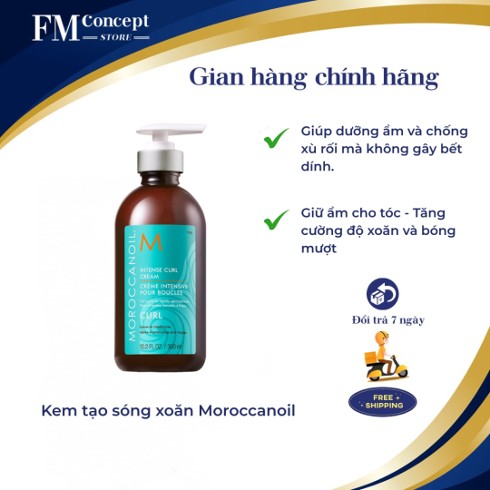 Kem tạo sóng xoăn MOROCCANOIL 300ML