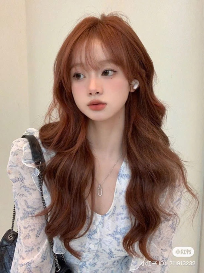 Kiểu Nhuộm cam đồng · uốn sóng