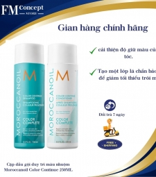 Cặp dầu gội duy trì màu nhuộm Moroccanoil Color Continue Cặp dầu gội duy trì màu nhuộm Moroccanoil Color Continue