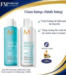Dầu gội xả tăng cường sóng xoăn MOROCCANOL 250ml dành cho mọi loại tóc xoăn Dầu gội xả tăng cường sóng xoăn MOROCCANOL 250ml dành cho mọi loại tóc xoăn