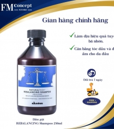 Dầu gội Davines Rebalancing Shampoo, làm sạch sâu và điều chỉnh hoạt động các tuyến dầu Dầu gội Davines Rebalancing Shampoo, làm sạch sâu và điều chỉnh hoạt động các tuyến dầu