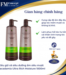 Dầu gội xã siêu dưỡng ẩm siêu mượt Macadamia Ultra Rich Moisture 1000ml Dầu gội xã siêu dưỡng ẩm siêu mượt Macadamia Ultra Rich Moisture 1000ml
