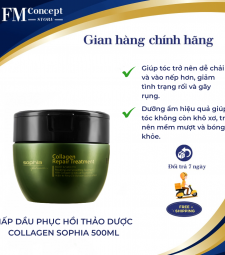 HẤP DẦU PHỤC HỒI THẢO DƯỢC COLLAGEN SOPHIA 500ML HẤP DẦU PHỤC HỒI THẢO DƯỢC COLLAGEN SOPHIA 500ML