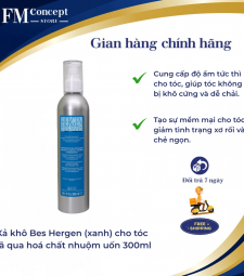 Xả khô Bes Hergen (xanh) cho tóc đã qua hoá chất nhuộm uốn 300ml Xả khô Bes Hergen (xanh) cho tóc đã qua hoá chất nhuộm uốn 300ml